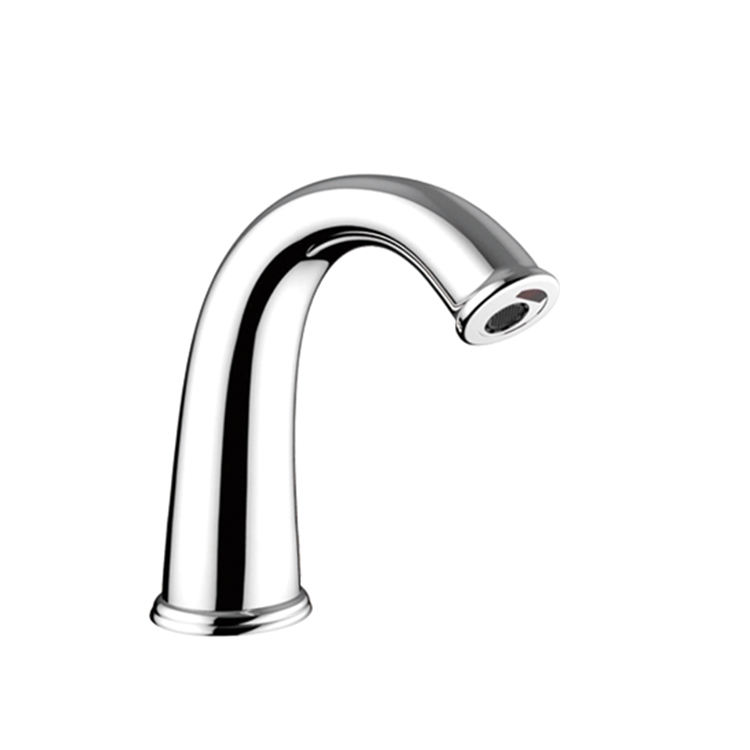 Fontana Luigi Commercial Deck Mount Chrome Finish Automatic Sensor Faucet